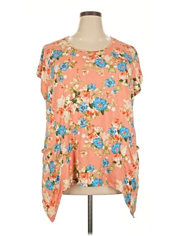 Cool Melon Short Sleeve Blouse (view 1)