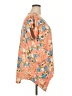 Cool Melon Floral Orange Short Sleeve Blouse Size 3X - photo 4