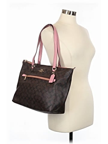 Coach Leather Tote (view 2)