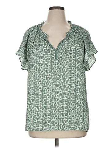 Max Studio Short Sleeve Blouse (view 1)