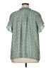 Max Studio 100% Polyester Floral Green Short Sleeve Blouse Size 1X - photo 2