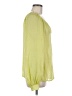 Ann Taylor LOFT 100% Polyester Green Yellow Long Sleeve Blouse Size M - photo 4