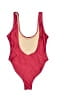 Rave Graphic Red Swimsuit Top Size S - photo 2