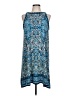 Max Edition Paisley Blue Casual Dress Size L - photo 1
