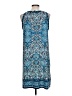 Max Edition Paisley Blue Casual Dress Size L - photo 2