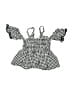 Monnalisa Silver Short Sleeve Blouse Size 6 - photo 2