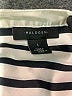 Halogen 100% Polyester Stripes Ivory Long Sleeve Blouse Size L - photo 7