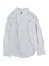 Ralph Lauren 100% Cotton Stripes Silver Long Sleeve Button-Down Shirt Size 10 - photo 1
