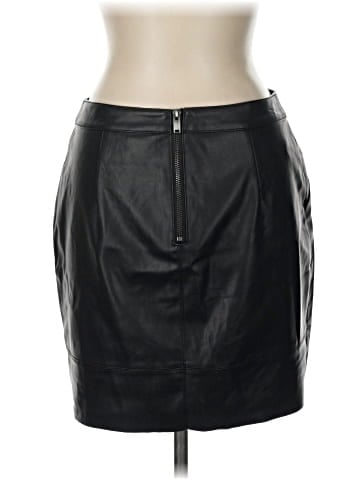 Fahsyee Faux Leather Skirt (view 2)