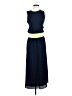 Theory Color Block Blue Casual Dress Size S - photo 1