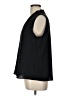 Nine West 100% Polyester Black Sleeveless Blouse Size L - photo 5
