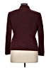Evan Picone Houndstooth Burgundy Blazer Size 14 Petite - photo 2