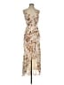 Express 100% Polyester Tan Cocktail Dress Size XS - photo 1