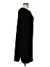 Leota Solid Black Casual Dress Size M - photo 4