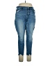 Ann Taylor LOFT Solid Blue Jeans Size 16 - photo 1