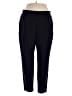 Stylus Solid Black Casual Pants Size XL - photo 1