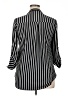 Moyabo Stripes Black 3/4 Sleeve Button-Down Shirt Size XL - photo 2