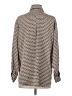 Unbranded Houndstooth Brown Long Sleeve Button-Down Shirt Size S - photo 2