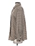 Unbranded Houndstooth Brown Long Sleeve Button-Down Shirt Size S - photo 5