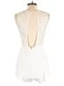 TOBI 100% Rayon Solid Ivory Romper Size L - photo 2