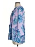 Lilly Pulitzer 100% Polyester Purple 3/4 Sleeve Blouse Size S - photo 5