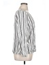 Torrid Stripes White Long Sleeve Blouse Size 1X Plus (1) - photo 4