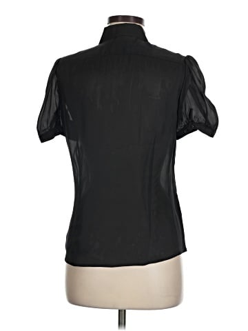 Lauren by Ralph Lauren Short Sleeve Silk Top (view 2)