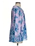 Lilly Pulitzer 100% Polyester Purple 3/4 Sleeve Blouse Size S - photo 4