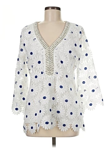 Boston Proper 3/4 Sleeve Blouse (view 1)