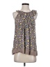 BCBGMAXAZRIA Gray Sleeveless Blouse Size S - photo 1