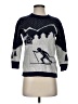 J.Crew Factory Store Graphic Blue Pullover Sweater Size S - photo 1