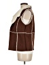 SELF E 100% Polyester Brown Vest Size M - photo 5