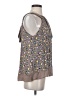 BCBGMAXAZRIA Gray Sleeveless Blouse Size S - photo 4
