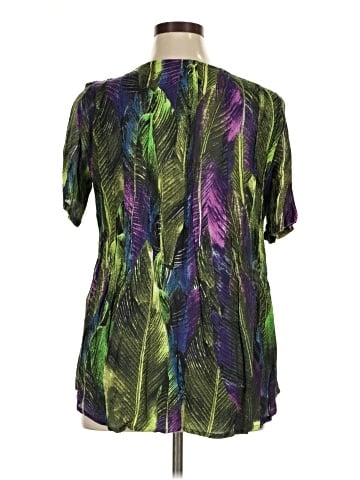 Roaman's Short Sleeve Blouse (view 2)