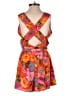 Sugarlips 100% Polyester Paisley Orange Romper Size XS - photo 2