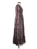 Lost + Wander 100% Polyester Floral Purple Casual Dress Size XS - photo 4