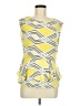 Worthington 100% Polyester Yellow Sleeveless Blouse Size M - photo 1