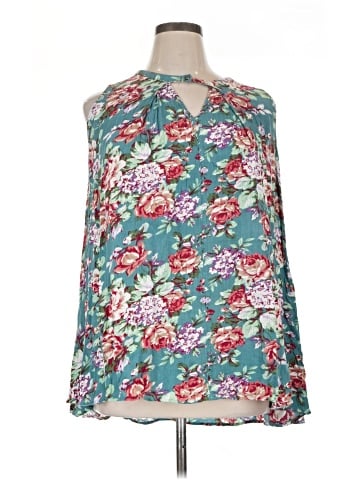 Umgee Sleeveless Blouse (view 1)