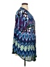 Roaman's 100% Rayon Blue Short Sleeve Blouse Size 14W - photo 4