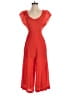 Anthropologie Solid Red Jumpsuit Size 2 - photo 1