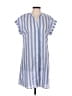 Unbranded Stripes Blue Casual Dress Size M - photo 1
