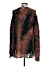 Elan Tie-dye Brown Turtleneck Sweater Size S - photo 2
