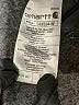 Carhartt Solid Black Track Jacket Size 16 - 18 - photo 4