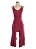 B Collection by Bobeau Hearts Burgundy Romper Size S - photo 1