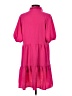 CeCe 100% Polyester Solid Pink Casual Dress Size S - photo 2