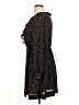 POPSUGAR 100% Polyester Stars Black Casual Dress Size XL - photo 5
