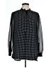 Anne Klein 100% Polyester Polka Dots Black Long Sleeve Blouse Size L - photo 1