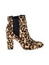 Sam Edelman Animal Print Gold Ankle Boots Size 8 - photo 1