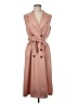 Tea & Cup 100% Polyester Pink Trenchcoat Size M - photo 1