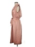 Tea & Cup 100% Polyester Pink Trenchcoat Size M - photo 5